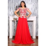 Rochie Lunga Fabri RosuMarimea