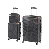 TraveLux Urban XIX set valize cu role negru