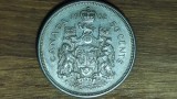 AG10 Canada - moneda de colectie argint 800 - 50 cents 1962 - Elisabeta II - stare foarte buna !