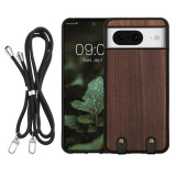 Husa Kwmobile pentru Google Pixel 8, Maro, Lemn, KWM000020JX001C