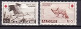 Algeria 1957 fauna crucea rosie MI 365-366 MNH
