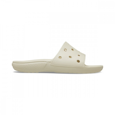 Papuci Classic Crocs Slide Iconic Crocs Comfort Bej - Bone foto