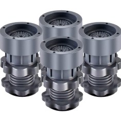 Set 4 picioruse reglabile pentru masina de spalat, frigider sau mobilier