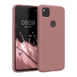 Husa Kwmobile pentru Google Pixel 4a, Roz, Silicon, KWM000011JE037C, Carcasa