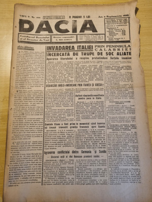 Dacia 2 septembrie 1943-invadarea italiei,stiri al 2-lea razboi mondial,hitler foto