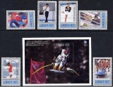 Azerbaigian, sport, Jocurile Olimpice de iarna Lillehammer, 1995, bob, patinaj, schi, seria si colita, MNH