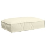 Perna pentru paleți pentru scaun crem 60x40x8 cm țesătură Oxford