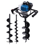 Motoburghiu cu 3 burghie EB2000 Scheppach 5904704903, 1.97 Cp, O100-200 mm