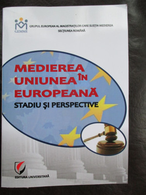 Medierea in Uniunea Europeana foto