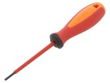 Şurubelniţă Izolată Plată 2,5x0,4mm Lamă 75mm 1kVAC