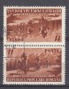 ROMANIA 1951 LP 281 a CIRCUITUL CICLIST TETE-BECHE STAMPILA PRIMA ZI BUCURESTI, Stampilat