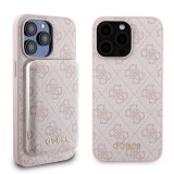 Husa iPhone 15 Pro Max Guess Hardcase Powerbank MagSafe, roz, GUBPM5P15X4GEMGP
