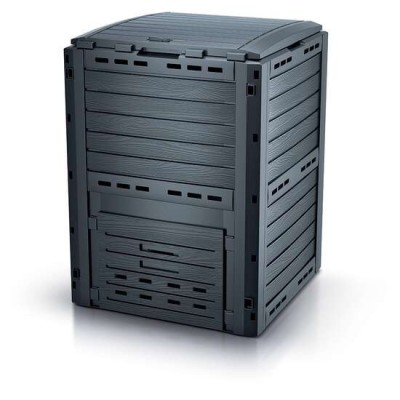 Compostor de gradina, Compogreen Woody, 280 L, negru, 59.6x60x100, Prosperplast foto