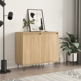 vidaXL Servante, 2 buc., stejar sonoma, 40x35x70 cm, lemn prelucrat