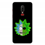 Husa compatibila cu OnePlus 6 Silicon Gel Tpu Model Rick And Morty Alien