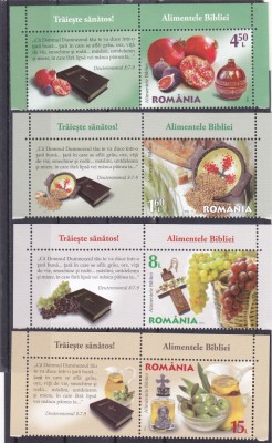 ROMANIA 2016 - ALIMENTELE BIBLIEI - VINIETA , MNH - LP 2128a foto