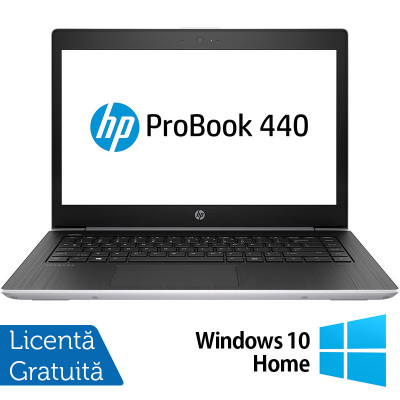 Laptop Refurbished HP ProBook 440 G5, Intel Core i5-8250U 1.60GHz, 8GB DDR4, 256GB SSD, 14 Inch Full HD, Webcam + Windows 10 Home NewTechnology Media foto