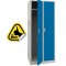 VESTIAR METALIC CU 2 USI COLOR ALBASTRU 600x500x1800 mm (LxlxH), Neasamblat, PLUS