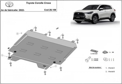 Scut motor metalic Toyota Corolla Cross 2022-prezent foto