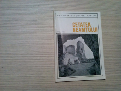 CETATEA NEAMTULUI - Radu Popa - Editura Meridiane, 1968, 44 p.+ 15 planse tipo foto