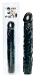 Dildo Uriaș Negru 33cm, Big Bonanza XXL, Realist cu Vene, Material PVC Flexibil