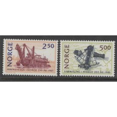 Norvegia 1985 - Hidrografie, serie neuzata