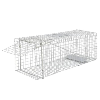 Cușcă galvanizată tip capcană, 80 cm foto