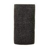 Bandaj copite Kerbl Equilastic negru 10 cm x 4.5 m autoadeziv elastic pentru animale mari uz veterinar