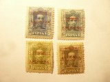 Serie Andora Spaniola 1928 prima emisiune , 4 valori sarniera : 15, 30 si 40c, Nestampilat