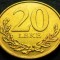 Moneda 20 LEKE - ALBANIA, anul 2012 * cod 3915