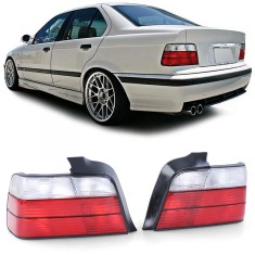 Stop stopuri triple BMW E36 sedan rosu alb NOU foto