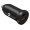 Incarcator Auto DEVIA Smart Mini, 30W, 3A, 1 x USB-A - 1 x USB-C, Negru