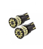 Set Becuri LED auto T10 W5W 5W 360lm alb-rece pentru interior /, Carguard