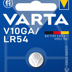Baterie buton alcalina, 1.5V, 50mAh, V10GA / LR54 Varta
