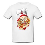 Tricou &quot; Skull pizza &quot;