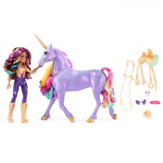 Set figurine - Unicorn Academy - Sophia si Wildstar lumina de curcubeu | Spin Master