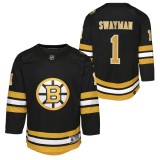 Boston Bruins tricou de hochei pentru copii Jeremy Swayman #1 NHL Premier Home/Team - S/M