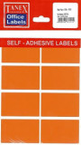 Etichete Color Autoadezive, 8/a4, 99.1 X 67.7mm, 25 Coli/top, Tanex - Orange Fluorescent