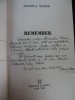 Remembre - Daniela Maxim, Editura Junimea, 2003, Roman, Beletristica, Limba Romana