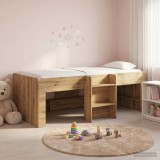 Cumpara ieftin Cadru de Pat Inalt pentru Copii Stejar Artizanal 100 x 200 cm
