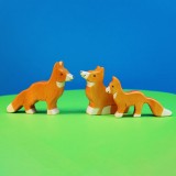 Cumpara ieftin Set 3 figurine - Familie de vulpi | Didy Toys