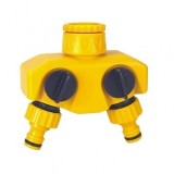 Conector furtun 2 cai, Strend Pro DY8003, 1/2&quot;-3/4&quot;, plastic