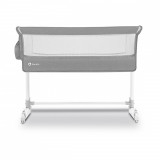 Patut co-sleeper Theo 2 in 1 cu setare unghiulara reglabil Grey Lionelo