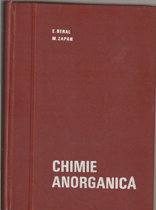 E. BERAL, M. ZAPAN - CHIMIE ANORGANICA