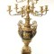 Candelabru din bronz auriu cu zece brate CL-140