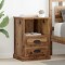 vidaXL Dulap de noapte 2 pcs Lemn vechi 43 x 36 x 60 cm Lemn compozit 881397