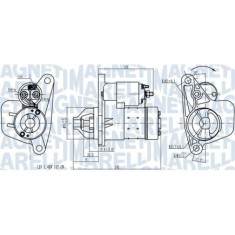 Electromotor Nissan Qashqai (J10), Tiida (C11), X-Trail 2 (T31); Renault Clio 3 (Br0/1), Clio 4 (Bh), Grand Scenic 3 (Jz0/1), Laguna 3 (Bt0/1), Sceni