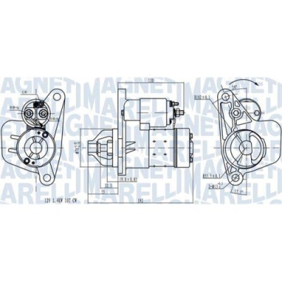 Electromotor Nissan Qashqai (J10), Tiida (C11), X-Trail 2 (T31); Renault Clio 3 (Br0/1), Clio 4 (Bh), Grand Scenic 3 (Jz0/1), Laguna 3 (Bt0/1), Sceni foto