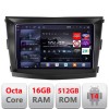 Navigatie SsangYong Tivoli 2015-2019 Android radio gps internet 8 core QLED 2K 16+512 360 Edotec CarStore Technology