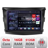 Navigatie SsangYong Tivoli 2015-2019 Android radio gps internet 8 core QLED 2K 16+512 360 Edotec CarStore Technology
